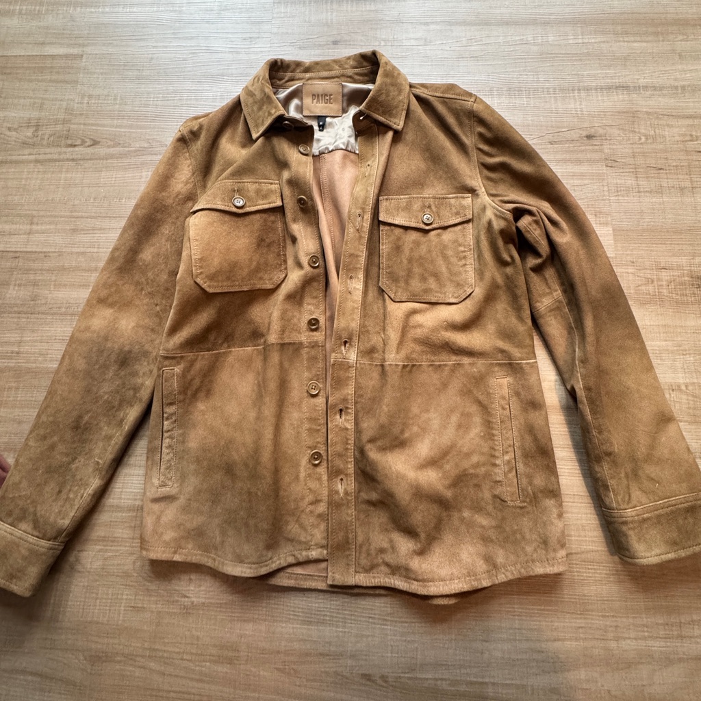 Paige Peyman Jacket Seedling Suede